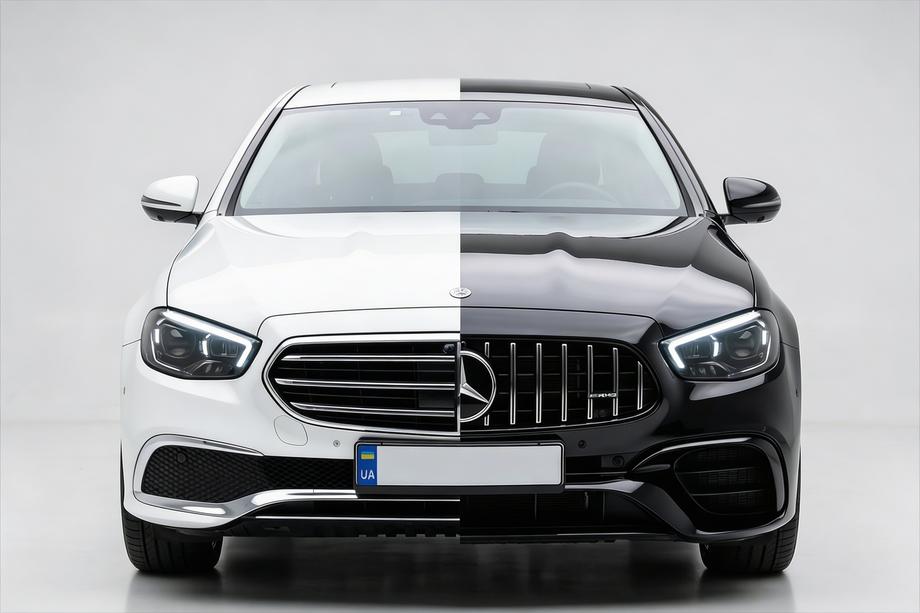 Mercedes E-klass W213 2016–2023 AMG E63 bodykit med bakre stötfångare (för 2020-2024) Image