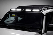 Toyota Land Cruiser Prado 250 2023– Vindrutesolskydd med LED (vit) foto 1