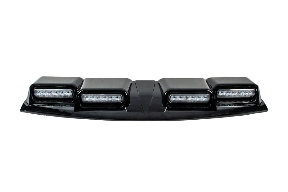 Toyota Land Cruiser Prado 250 2023– Vindrutevisir med LED (Svart) Foto 3