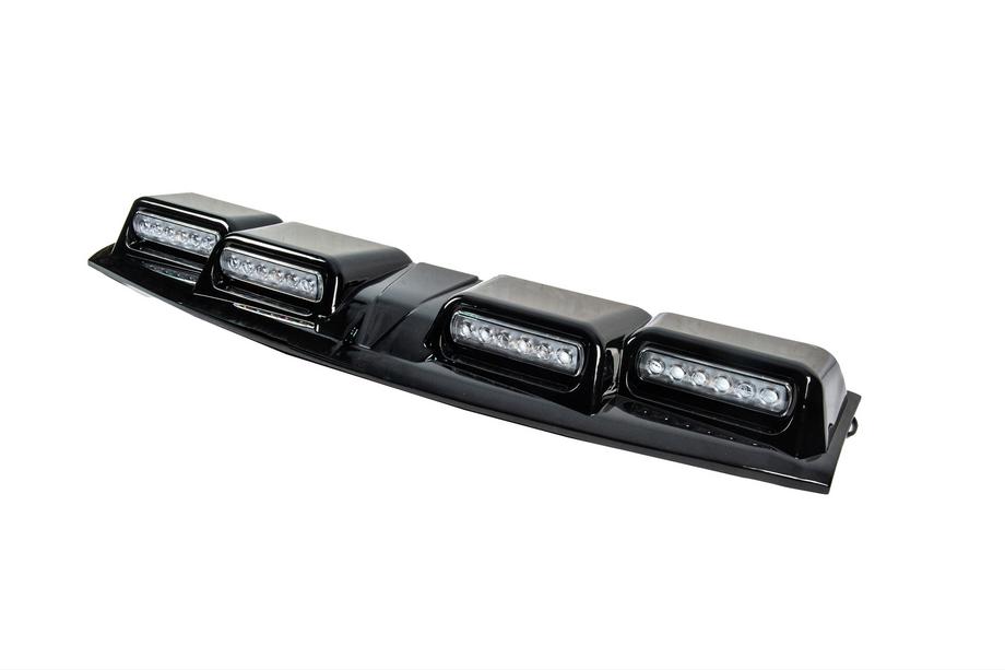 Toyota Land Cruiser Prado 250 2023– Vindrutevisir med LED (Svart) Foto 4