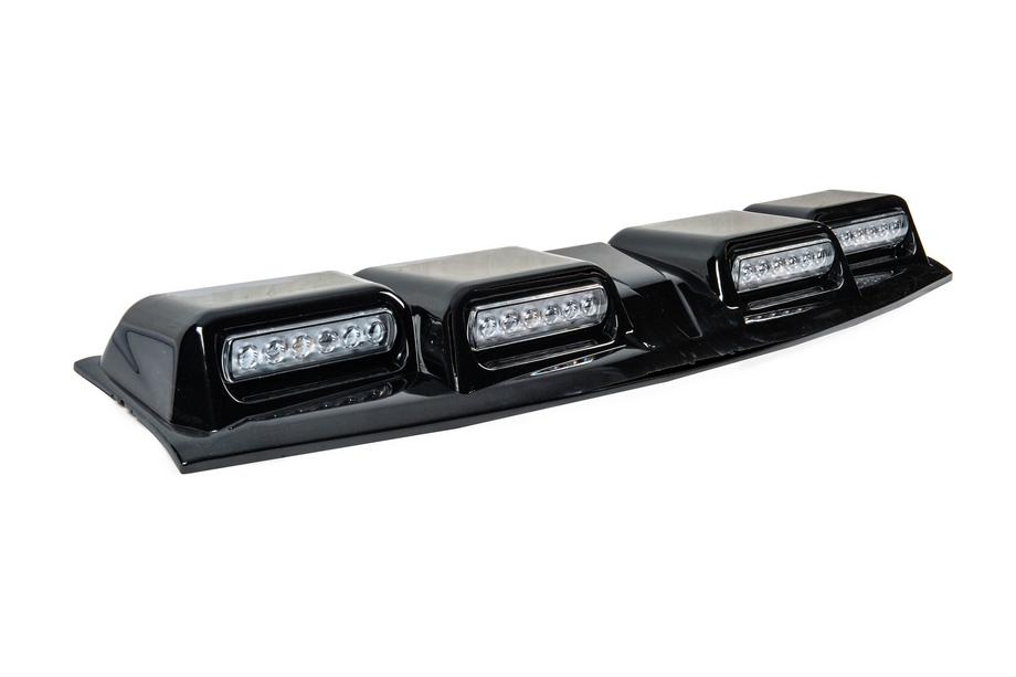 Toyota Land Cruiser Prado 250 2023– Vindrutevisir med LED (Svart) Foto 5