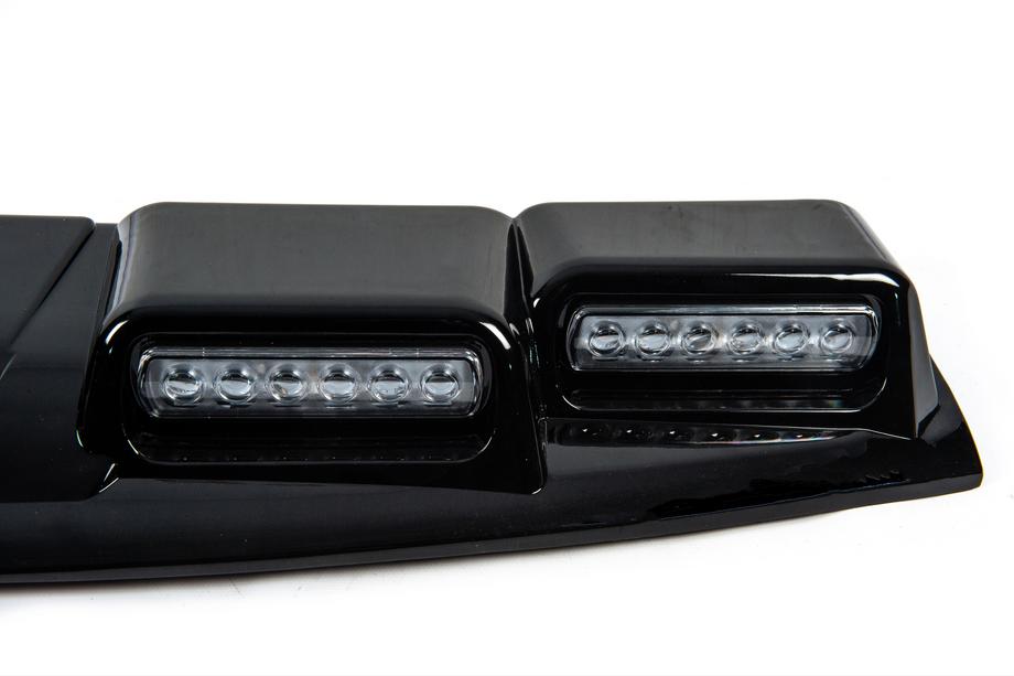 Toyota Land Cruiser Prado 250 2023– Vindrutevisir med LED (Svart) Foto 6