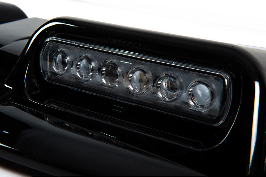 Toyota Land Cruiser Prado 250 2023– Vindrutevisir med LED (Svart) Foto 7