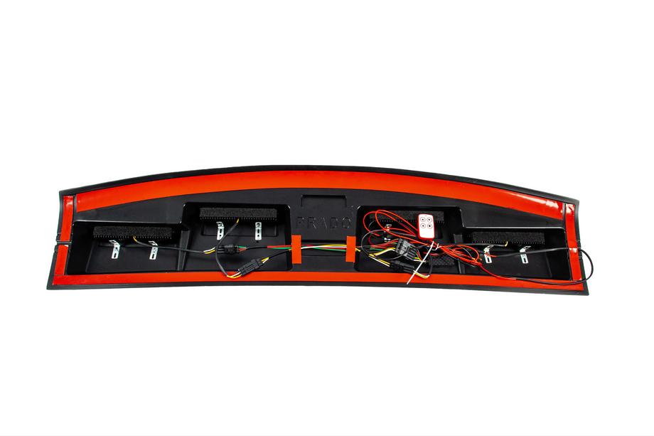 Toyota Land Cruiser Prado 250 2023– Vindrutevisir med LED (Svart) Foto 10