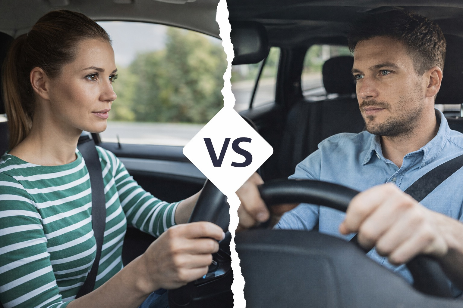 Vem är den bättre föraren – man eller kvinna?