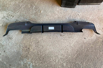 BMW 3-serie E90/E91 2005–2011 Rea Bakdiffusor DPT V-3 (för E90 M-Sport, blank svart) foto 3
