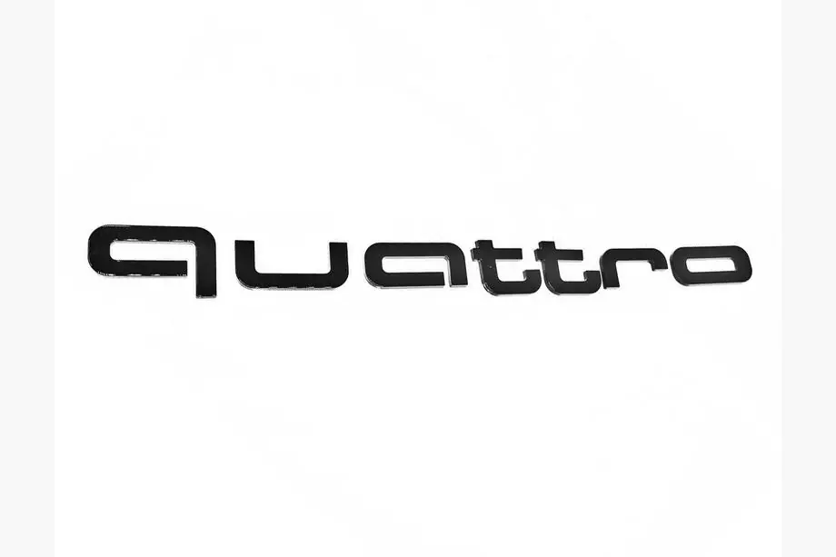 Audi Quattro Black emblem Image