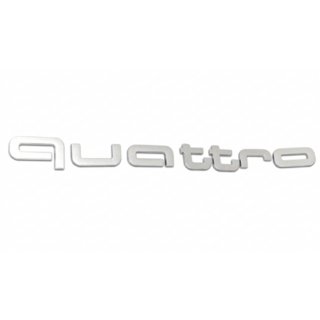 Quattro Grey emblem foto 1