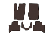 Toyota Land Cruiser Prado 250 2023– Gummimattor Carsuit (Brun) foto 1