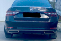 Skoda Superb 2015–2024 Carmos stötfångarändar i rostfritt stål (2 st) foto 3