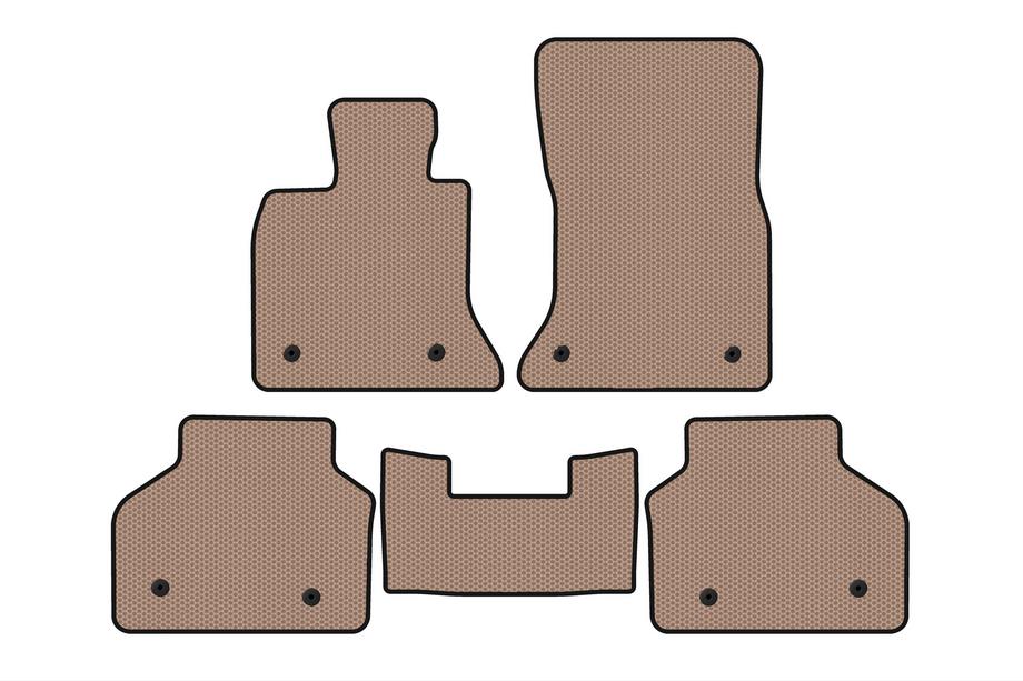 BMW 5-serien F07 2009–2017 Gummimattor Carsuit (Beige) Image