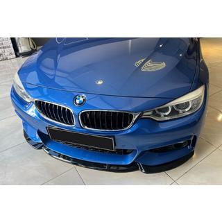 Frontspoilerläpp Lip EuroCap (för M-Sport, 2014-2017, blank svart) BMW 4-serie F32/F33/F36 2012–2020 foto 2