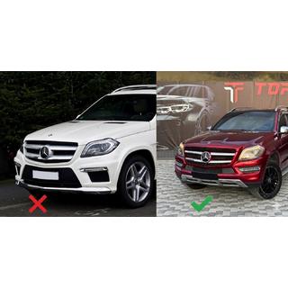 Främre GT Panamericana-grill (för GL Low) Mercedes GL/GLS-klass X166 2012–2019 foto 2