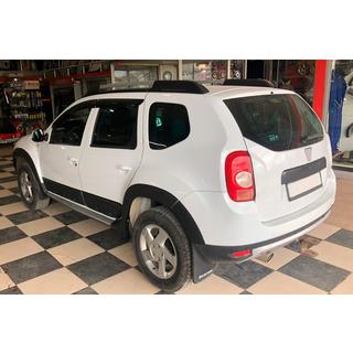 Hjulhusbreddare med lister EuroCap (12 st, släta, mattsvart, ABS) Renault Duster 2008–2017 foto 2