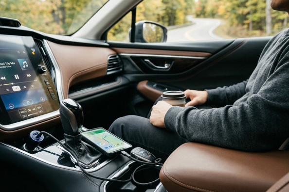 Så laddar du mobilen i bilen: praktiska tips