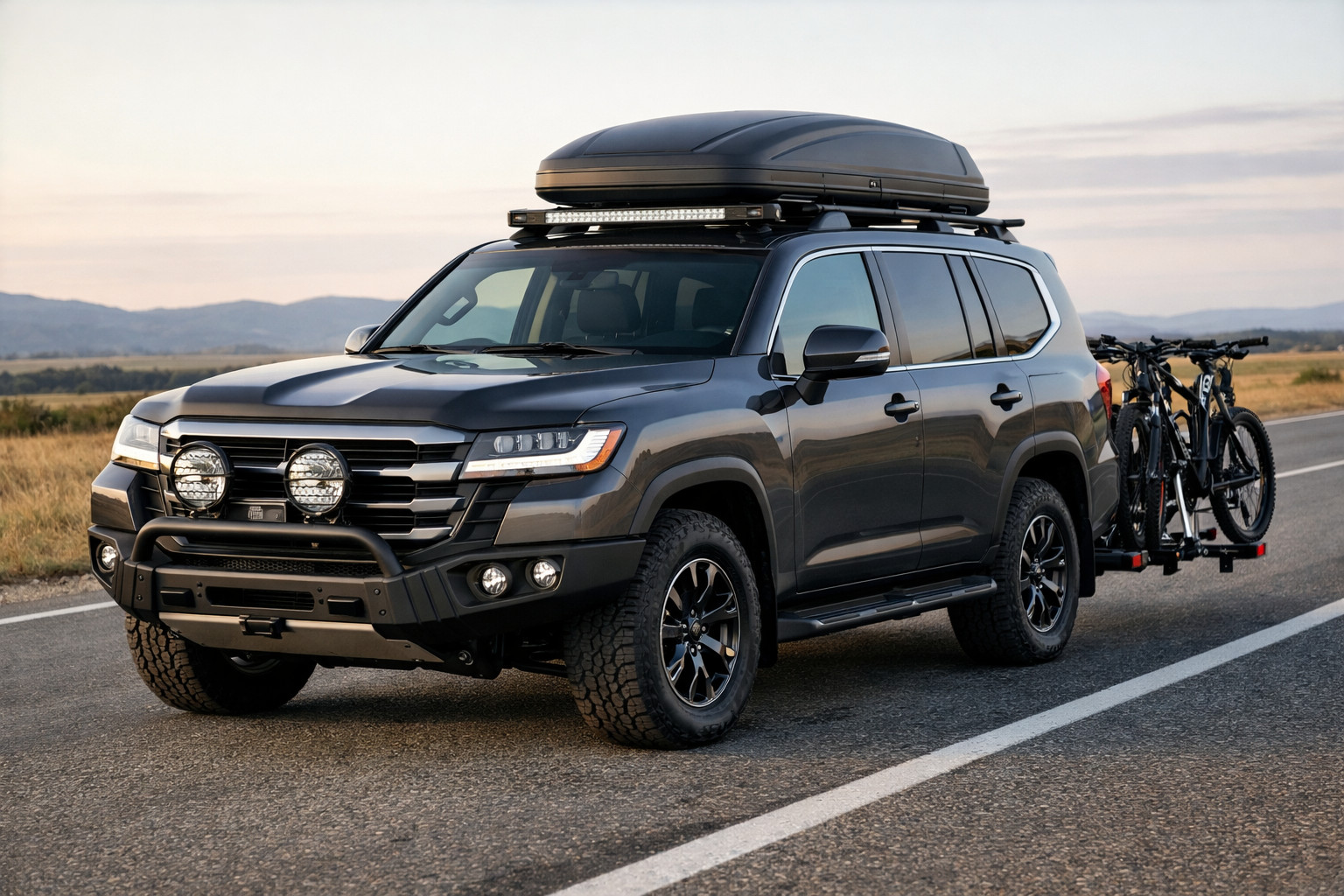 Vad ska du montera på Toyota Land Cruiser 300 för motorvägskörning