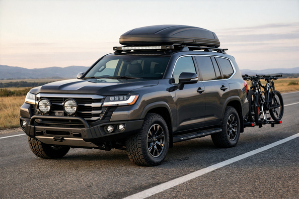 Vad ska du montera på Toyota Land Cruiser 300 för motorvägskörning