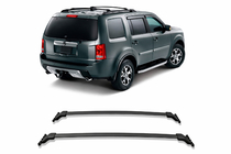 Honda Pilot 2008–2015 Takräcke (tvärbalkar) för OEM takrails (2 st) foto 2