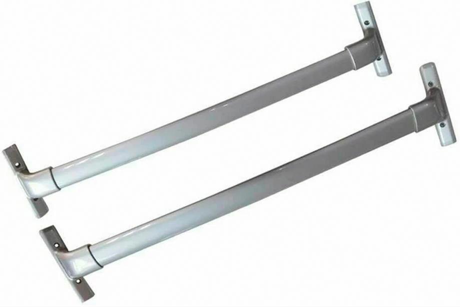 Nissan Murano 2014– Takräcke (lastbågar) för standard takrails OEM (2014-2018, 2 st) Svart Foto 3