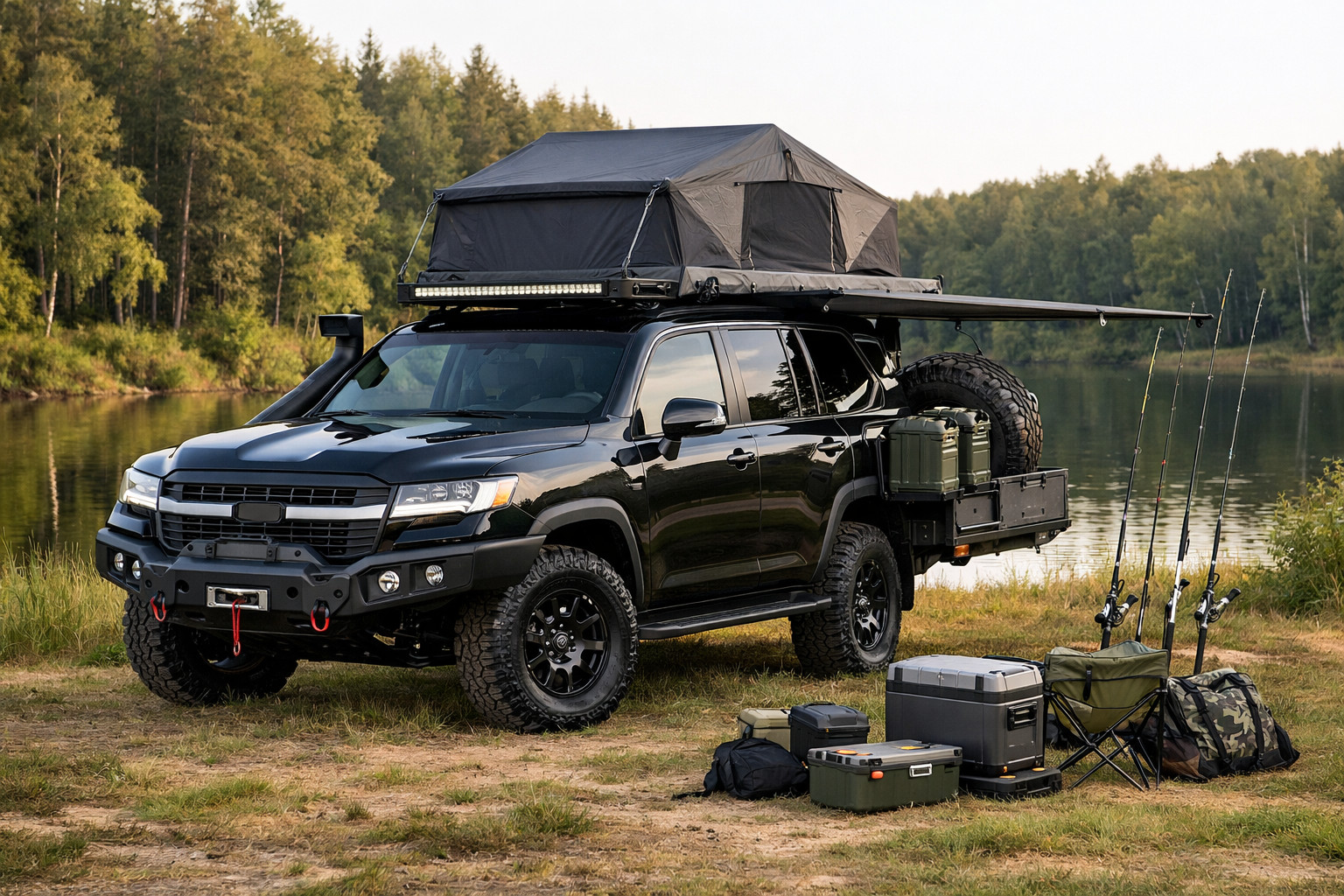 Det här kan du faktiskt uppgradera på Toyota Land Cruiser 300 för fiske och naturturer