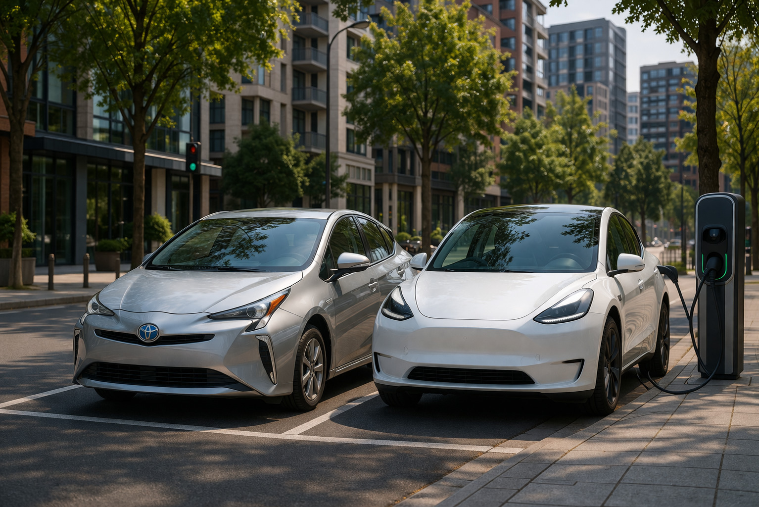 Hybrid eller elbil: Vad är bäst för staden?