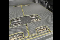 Volkswagen T5 2010–2015 EVA-mattor (kort hjulbas, komplett kupé, svarta) foto 3