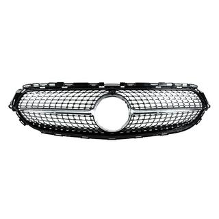 Frontgrill Diamond Silver (för Base, 2020-2023) Mercedes E-klass W213 2016–2023 foto 1