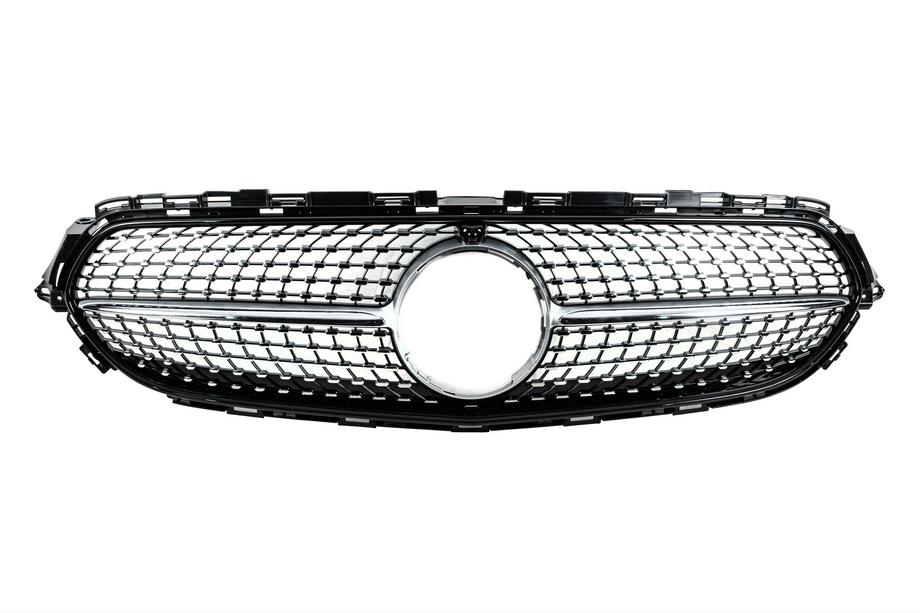 Mercedes E-klass W213 2016–2023 Frontgrill Diamond Silver (för Base, 2020-2023) Image