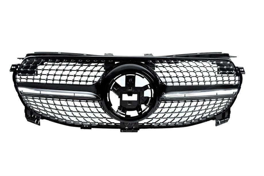 Mercedes GLE Coupé C167 2019– Frontgrill Diamond Black (för Base 2019-2023) Image