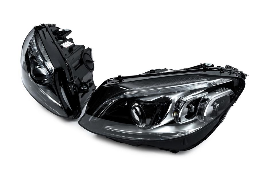 Mercedes C-class W205 2014–2021 Framstrålkastare med Full LED-moduler (för LED, 2 st.) Foto 3