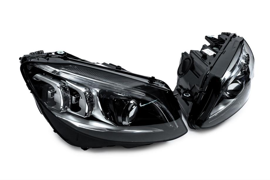 Mercedes C-class W205 2014–2021 Framstrålkastare med Full LED-moduler (för LED, 2 st.) Foto 4