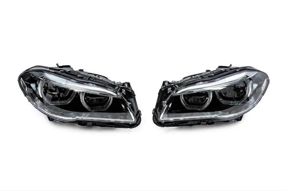 BMW 5-serien F10/F11 2010–2016 Framlyktor med Full LED-moduler (2013-2016, 2 st) Image