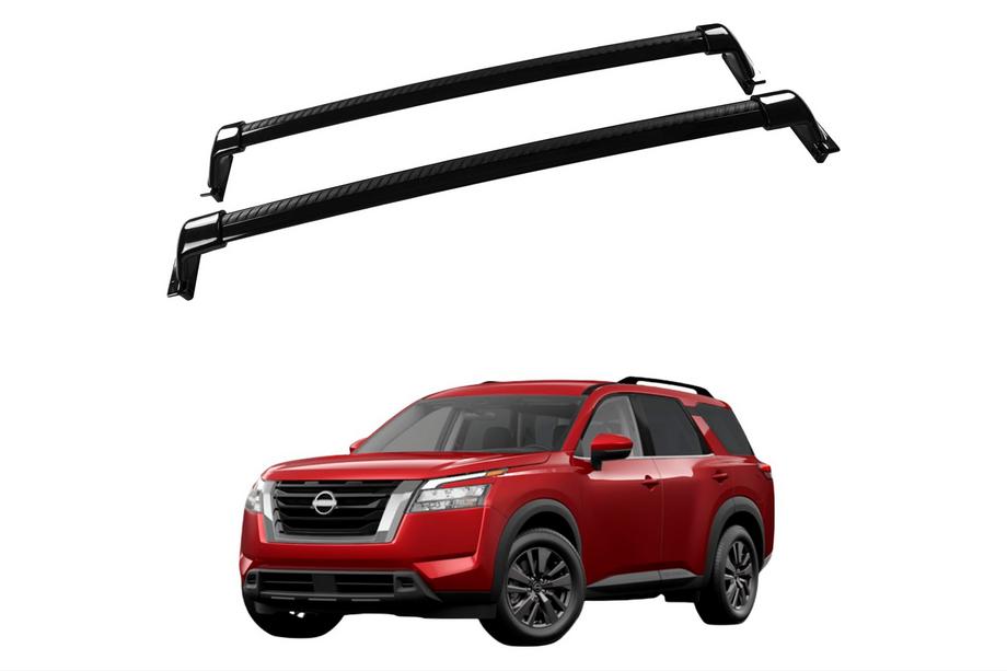 Nissan Pathfinder R53 2021– Takräcke (tvärbalkar) för OEM takrails (2 st) Grå Image
