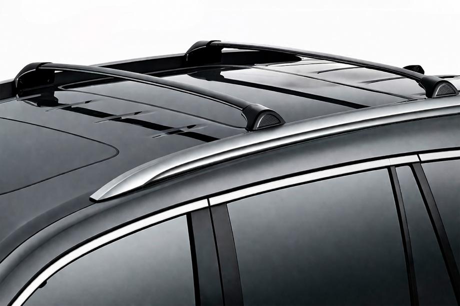 Acura MDX 2013–2020 Takräcke (lastbågar) för integrerade takrails OEM (2 st) Krom Image