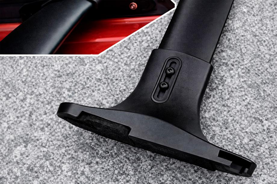 Ford Ecosport 2013–2022 Takräcke (lastbågar) för integrerade takrails OEM (2 st) Svart Foto 8
