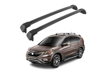 Honda CRV 2012–2016 Takräcke (lastbågar) för integrerade takrails OEM (2 st) Svart foto 3