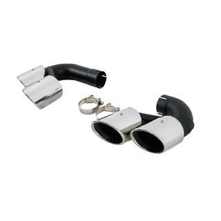 Avgasändrör V1 Silver i X5M F95-stil foto 3