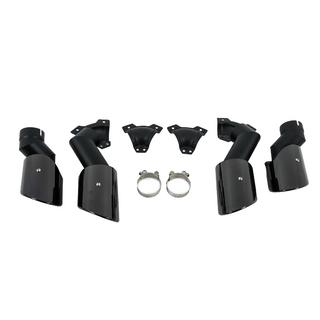 Avgasändrör V2 Black i X6M F96-stil foto 2