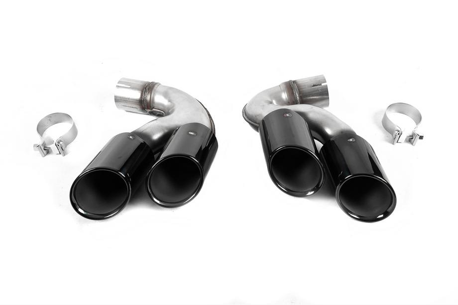 BMW X6 G06 2019–2027 Avgasändrör V1 Black i X6M F96-stil Image