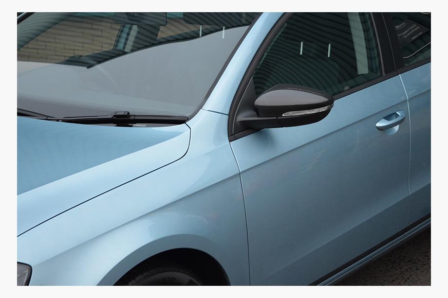 Volkswagen EOS 2011–2016 Kåpor till backspeglar (2 st, äkta kolfiber) Foto 12