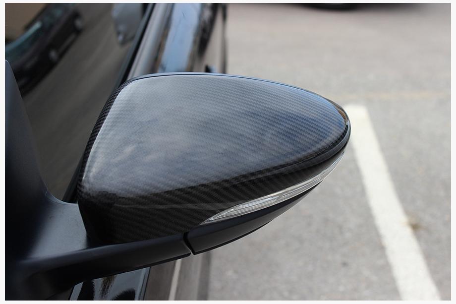 Volkswagen EOS 2011–2016 Kåpor till backspeglar (2 st, äkta kolfiber) Foto 8