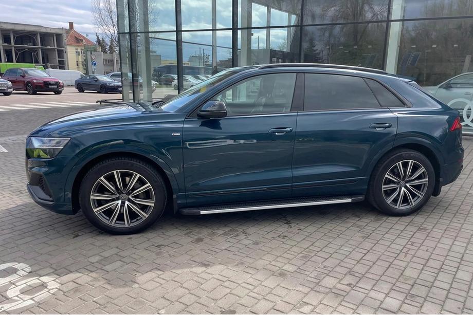 Audi Q8 2018– Sidosteg Maya V1 (2 st, aluminium) Image
