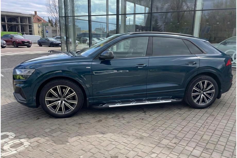 Audi Q8 2018– Sidosteg Sunrise (2 st, aluminium) Image