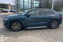 Audi Q8 2018– Sidosteg Line (2 st, aluminium) foto 1