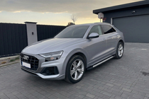Audi Q8 2018– Sidosteg Vision New Grey (2 st, aluminium) foto 1