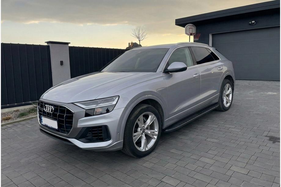 Audi Q8 2018– Sidosteg Bosphorus Black (2 st, aluminium) Image