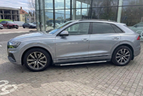 Audi Q8 2018– Sidosteg Bosphorus Grey (2 st, aluminium) foto 1