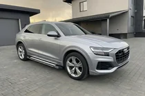 Audi Q8 2018– Sidosteg Rainbow (2 st, aluminium) foto 1