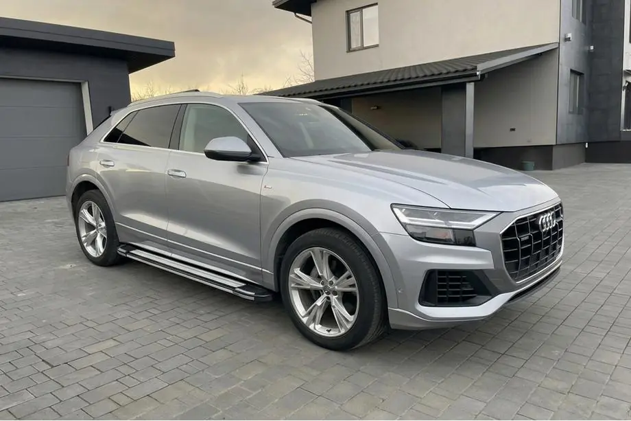 Audi Q8 2018– Sidosteg Rainbow (2 st, aluminium) Image