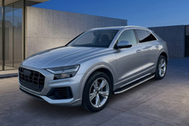 Audi Q8 2018– Sidosteg Duru (2 st, aluminium) foto 1